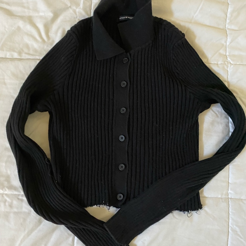 brand melville collard sweater